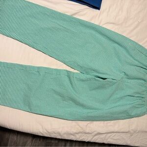 Koret Francisca Petites Green Checkered Pants